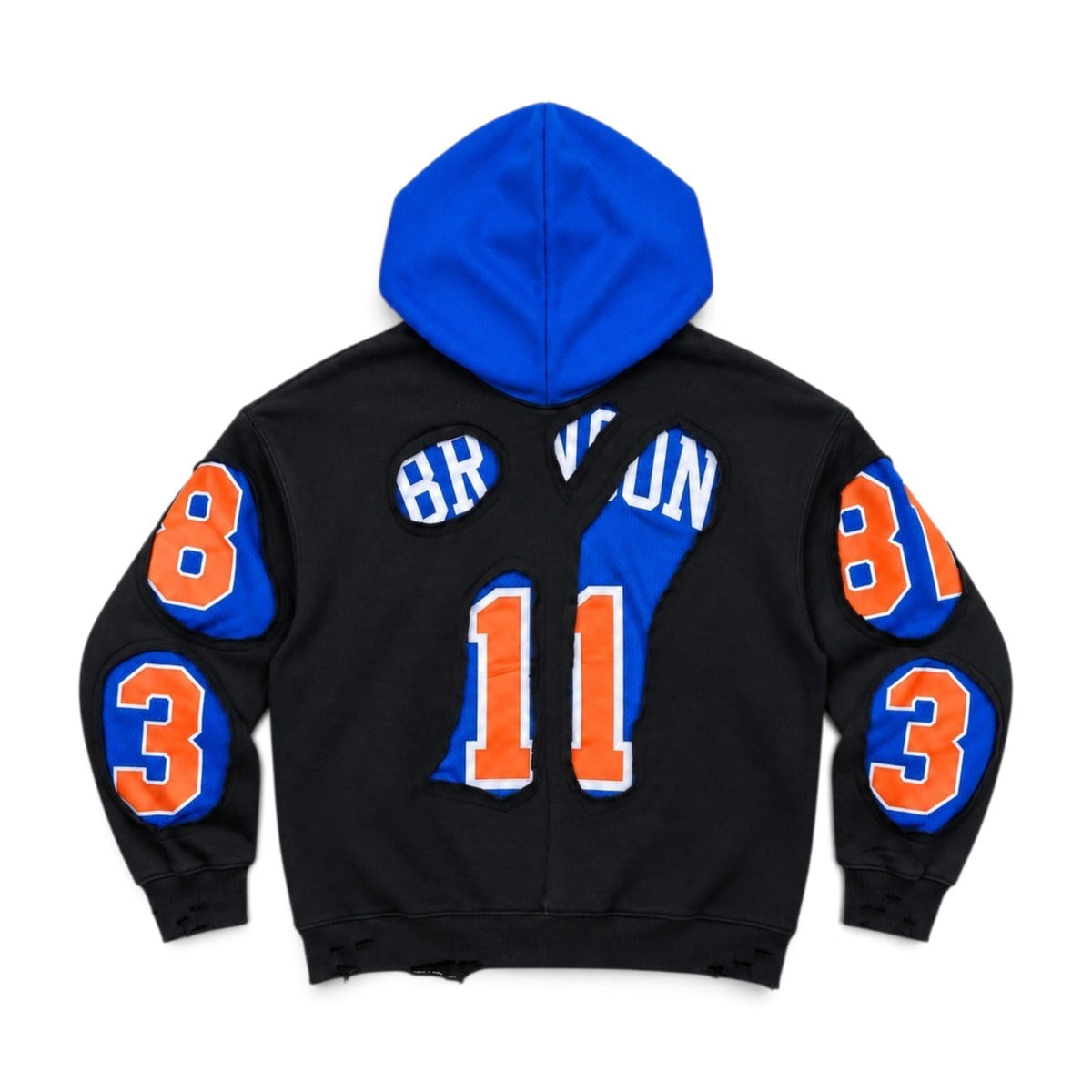 (PREORDER!!!!!) HANDMADE UPCYCLE HOODIE - NYC