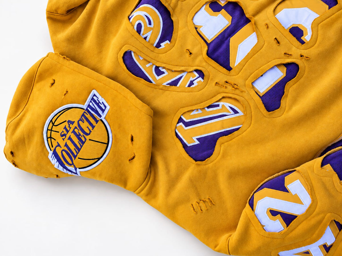 (PREORDER!!!!!) HANDMADE UPCYCLE HOODIE - L. A.
