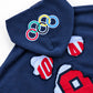 (PREORDER!!!!!) HANDMADE UPCYCLE HOODIE - DREAMTEAM (NAVY)