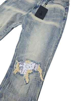 
                  
                    Load image into Gallery viewer, SIA &amp;quot;WHITE PYTHON&amp;quot; JEANS
                  
                