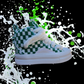 SIA KIDS "GREEN N WHITE CHECKERED " RERUN HIGH (BACK2SCHOOL)
