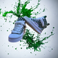 SIA KIDS "GREEN N WHITE CHECKERED " RERUN HIGH (BACK2SCHOOL)