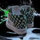SIA KIDS "GREEN N WHITE CHECKERED " RERUN HIGH (BACK2SCHOOL)