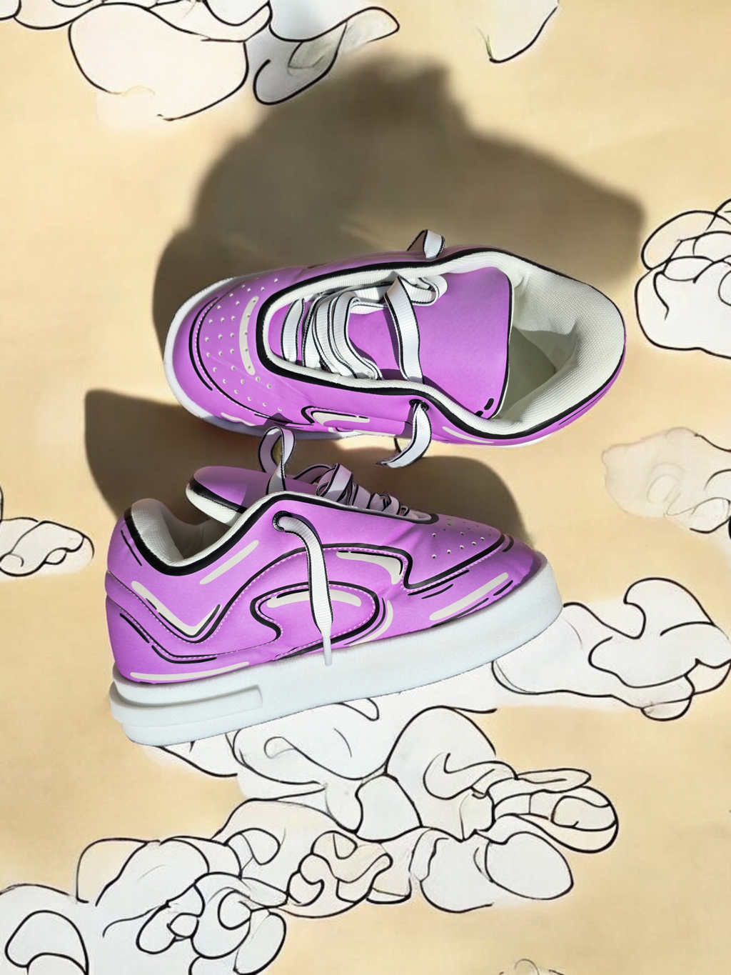 FW/24 SIA "PURPLE BARMINSKI" COLOR CHANGING SUPA CLOUDS