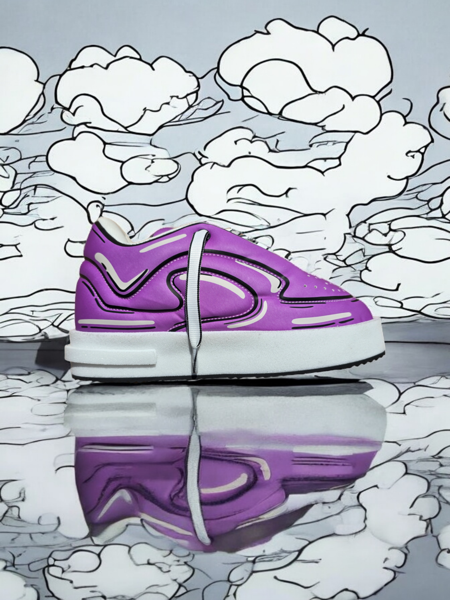 FW/24 SIA "PURPLE BARMINSKI" COLOR CHANGING SUPA CLOUDS