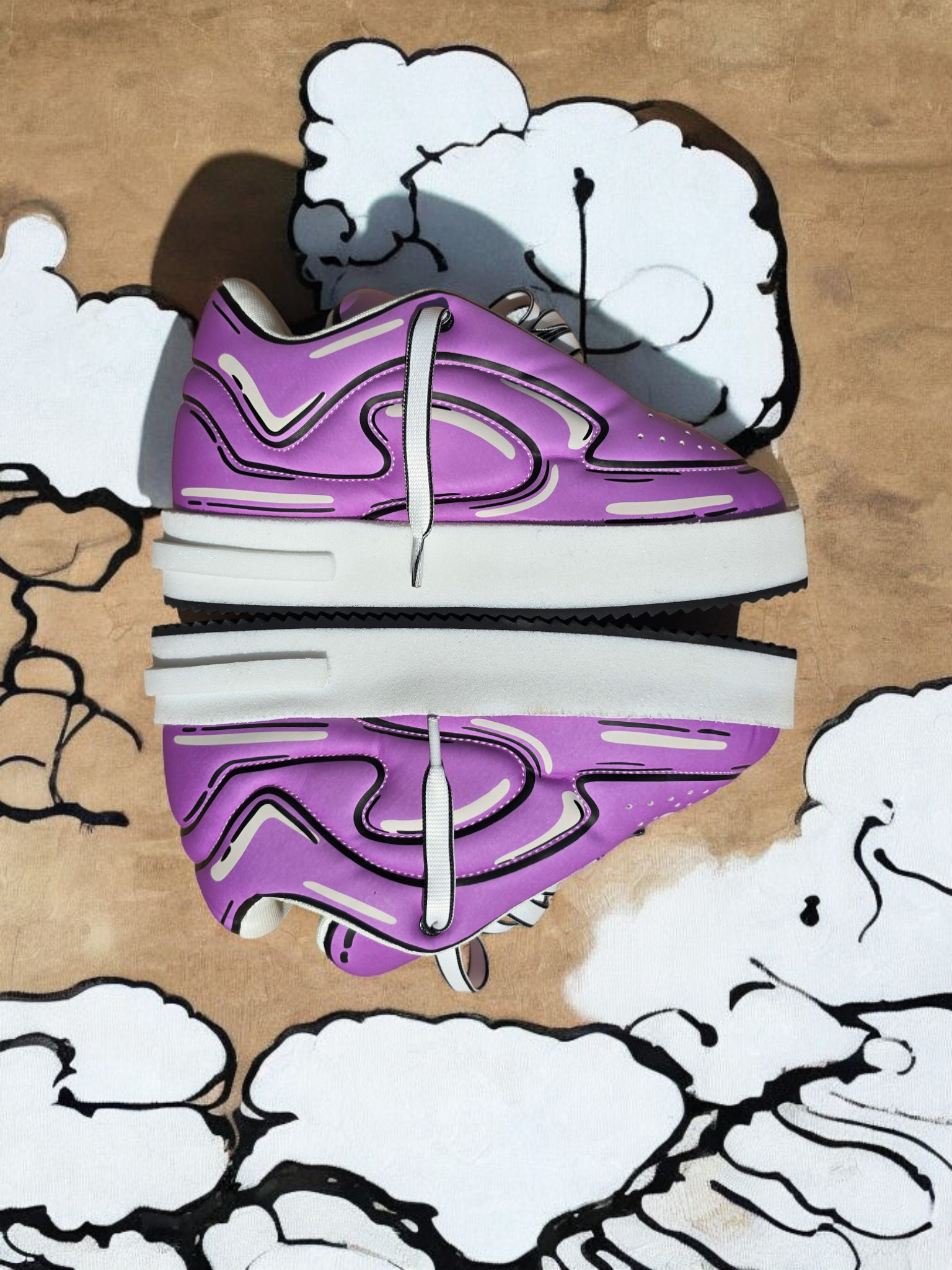 FW/24 SIA "PURPLE BARMINSKI" COLOR CHANGING SUPA CLOUDS