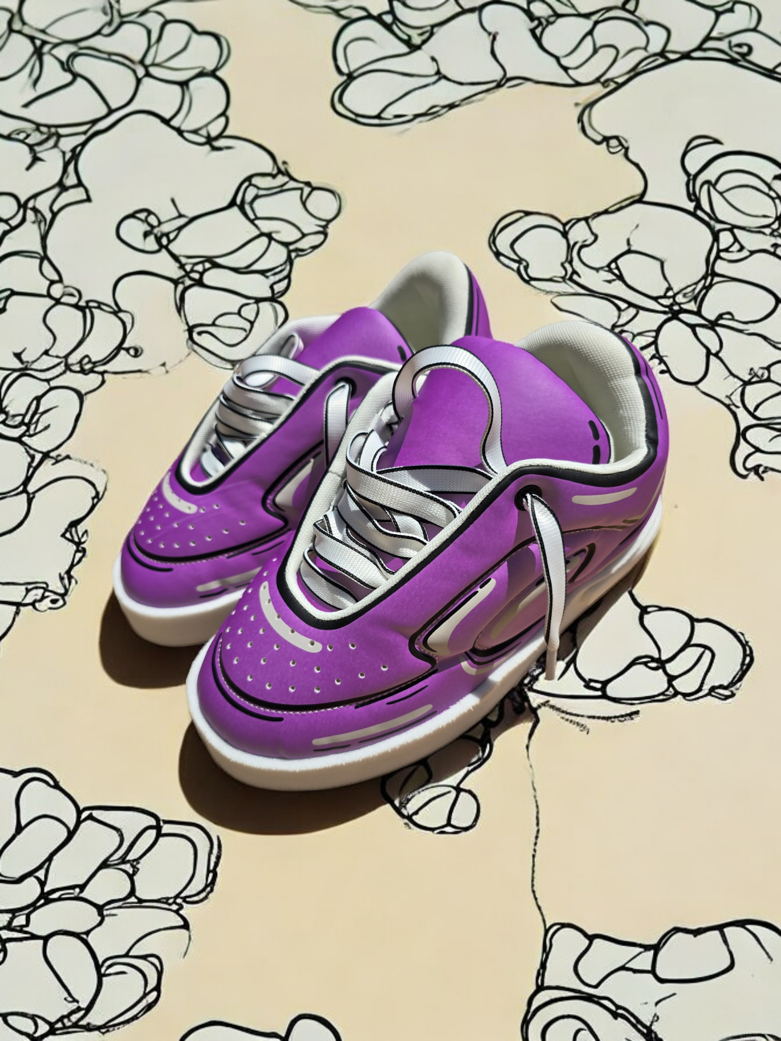 FW/24 SIA "PURPLE BARMINSKI" COLOR CHANGING SUPA CLOUDS