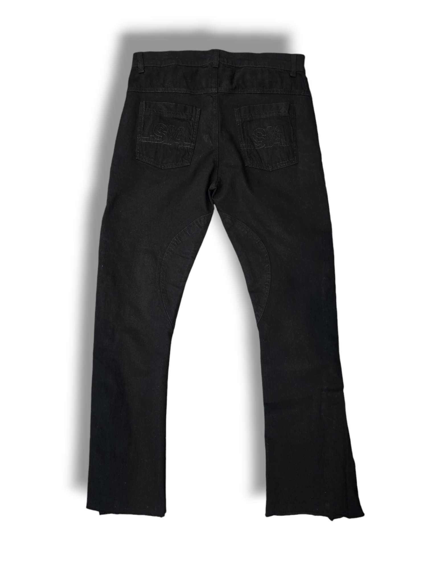 FW/24 SIA "BLACK" RAWEDGE TWOWAY JEANS