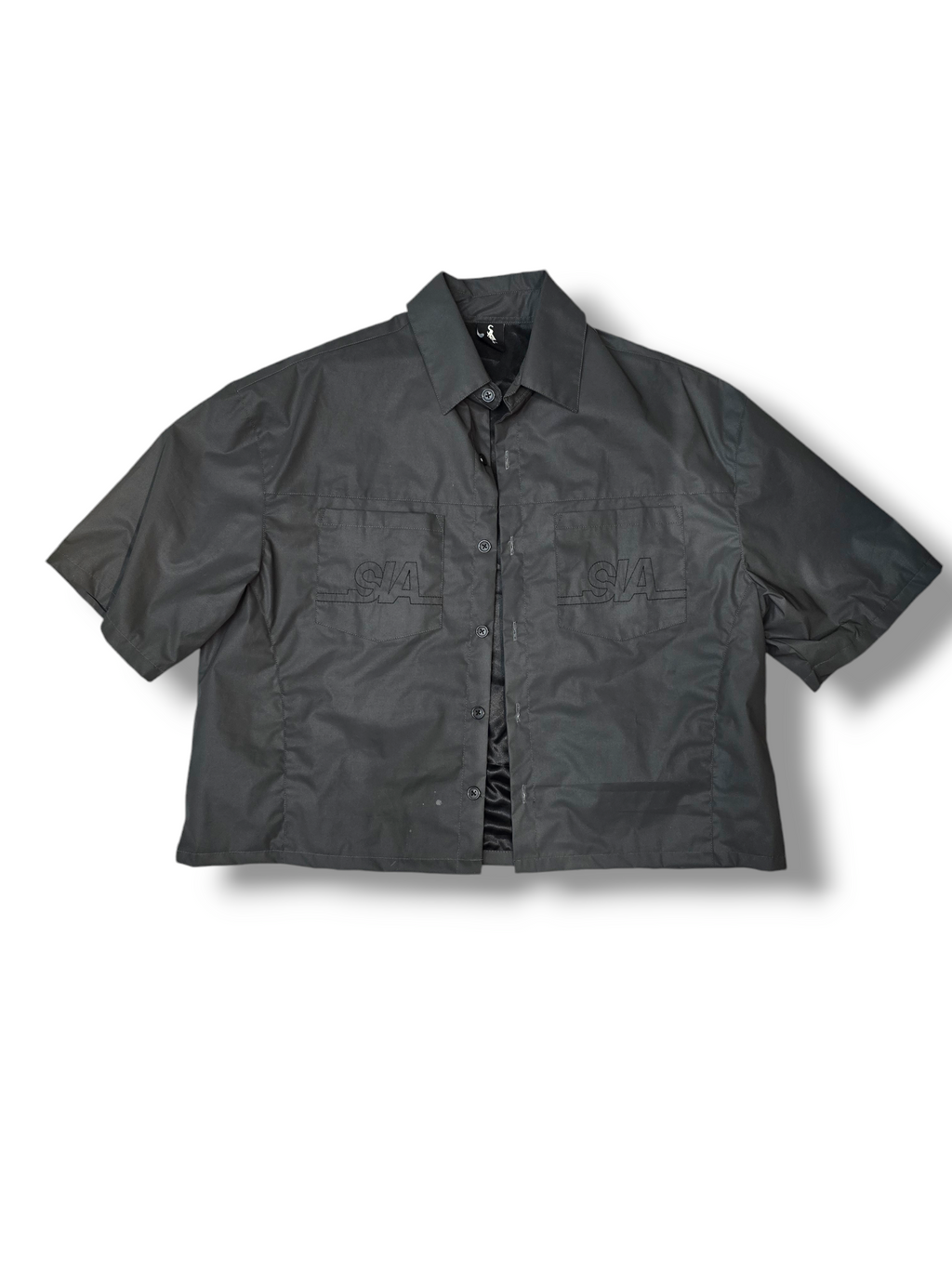 FW/24 SIA "BLACK" BOXCUT REFLECTIVE SHIRT