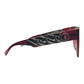 CUBAN CHAIN GLASSES (Burgundy Fade)