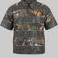 Leather Drop Shoulder Tree Camo Polo (Orange)