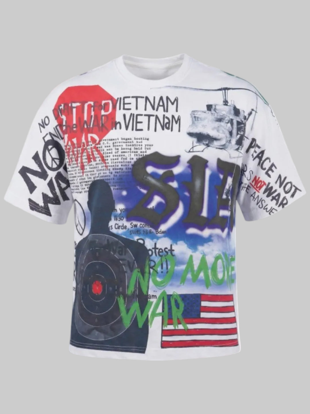 Oversized Art Tee (LOVE NOT WAR)