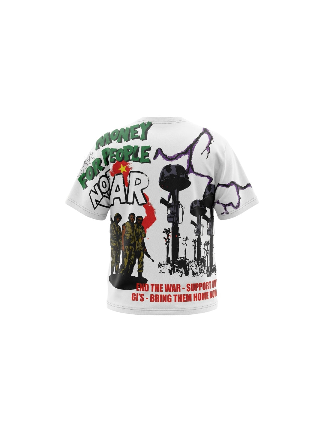 Oversized Art Tee (LOVE NOT WAR)