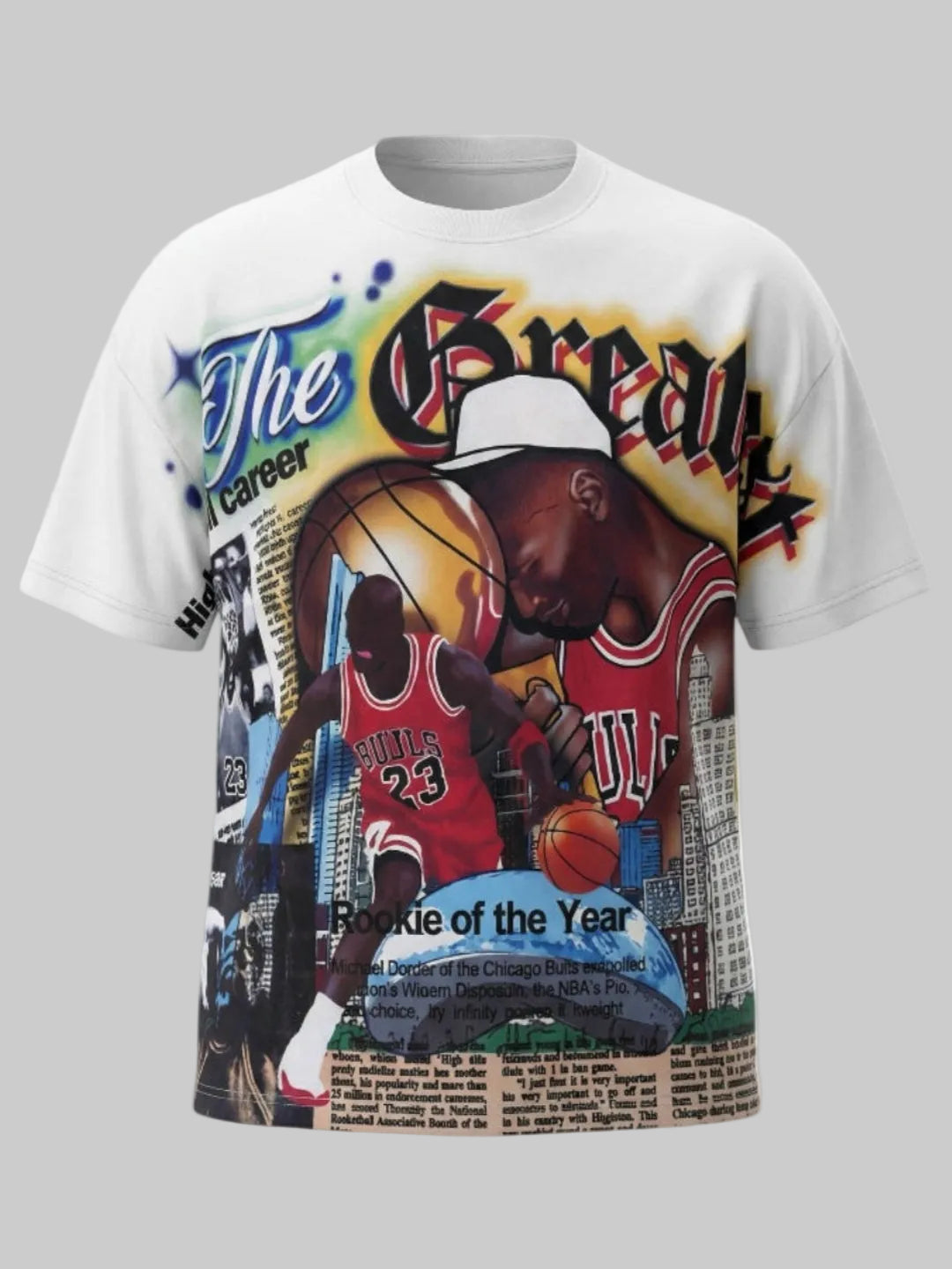 Oversized Art Tee (G.O.A.T.) - White