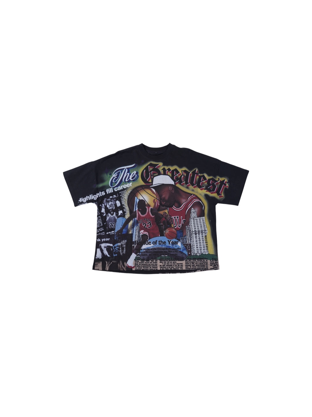 Oversized Art Tee (G.O.A.T) -BLACK