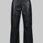 LEATHER MOTO PADDED PANTS (BLACK)