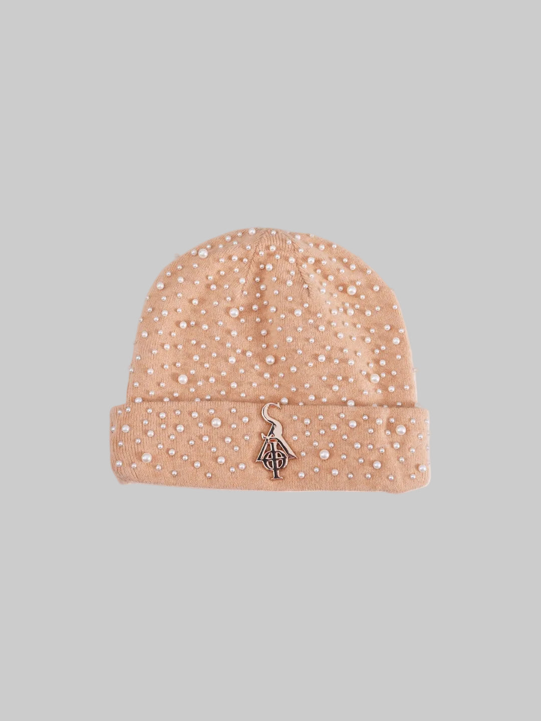 STREET CROWN PEARL BEANIE (CAMEL)