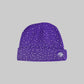 STREET CROWN CRYSTAL BEANIE  (PURPLE)
