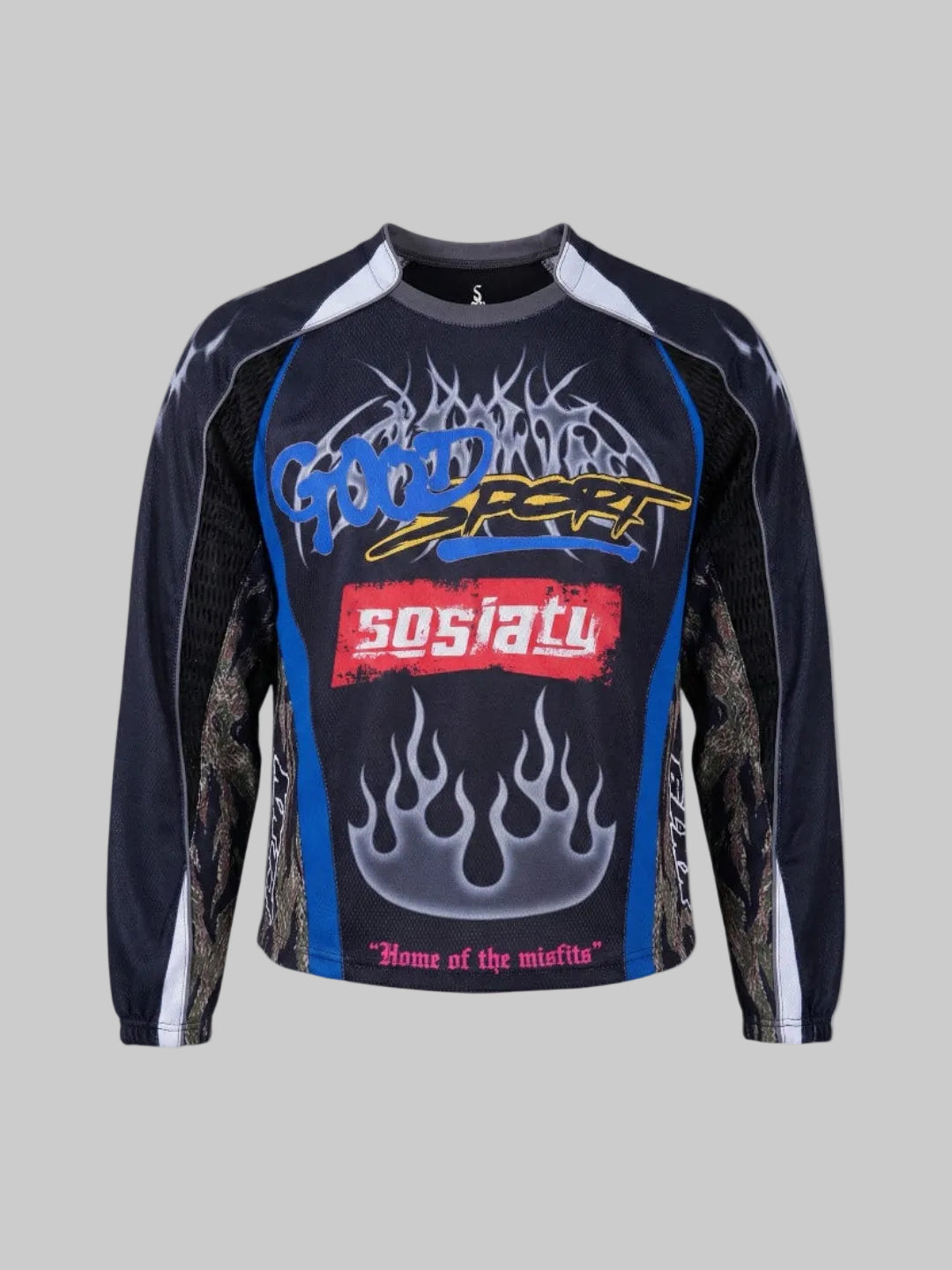 Y2K MOTOR-CROSS JERSEY (Tiger Camo)