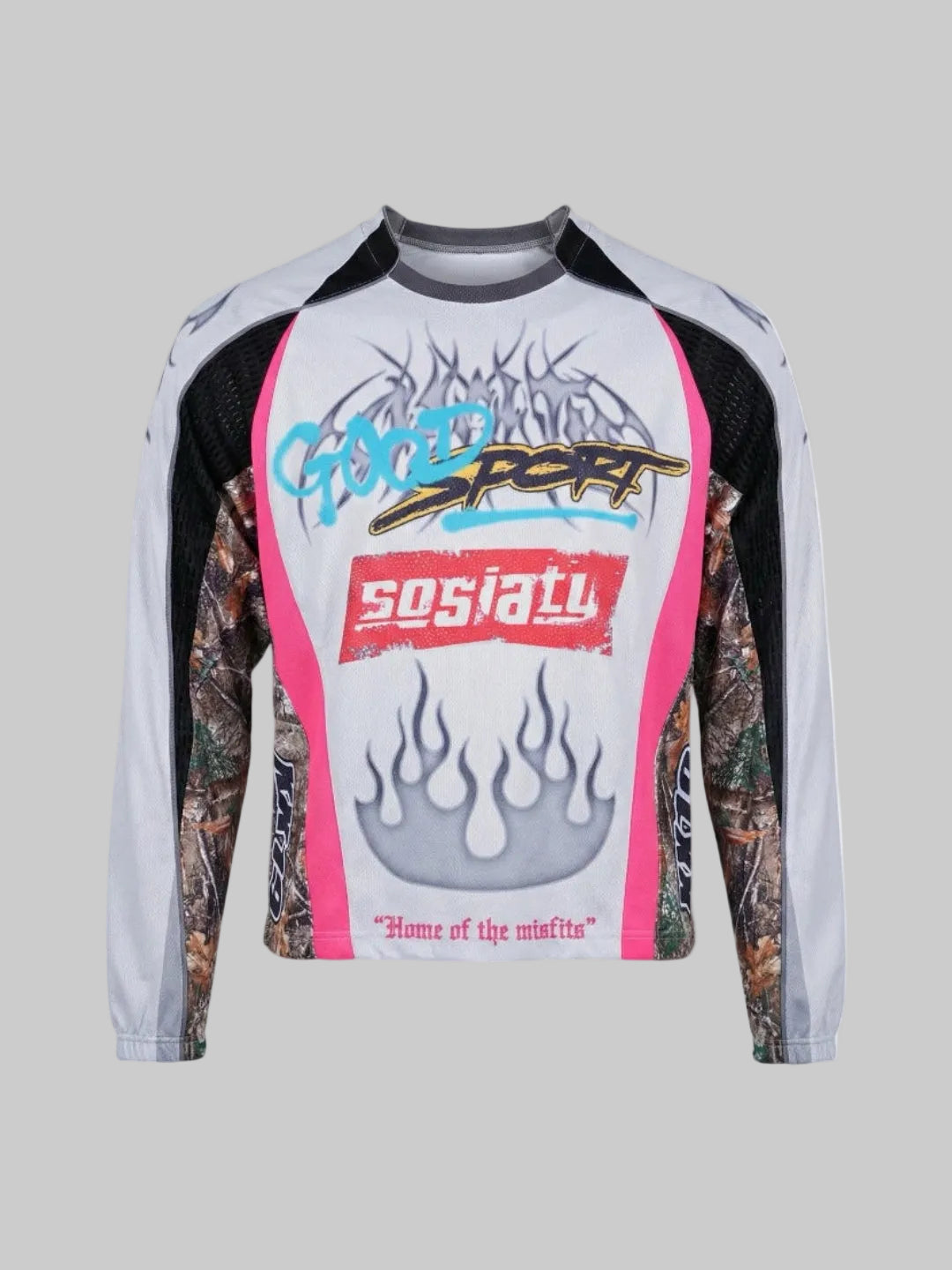 Y2K MOTOR-CROSS JERSEY (Tree Camo)
