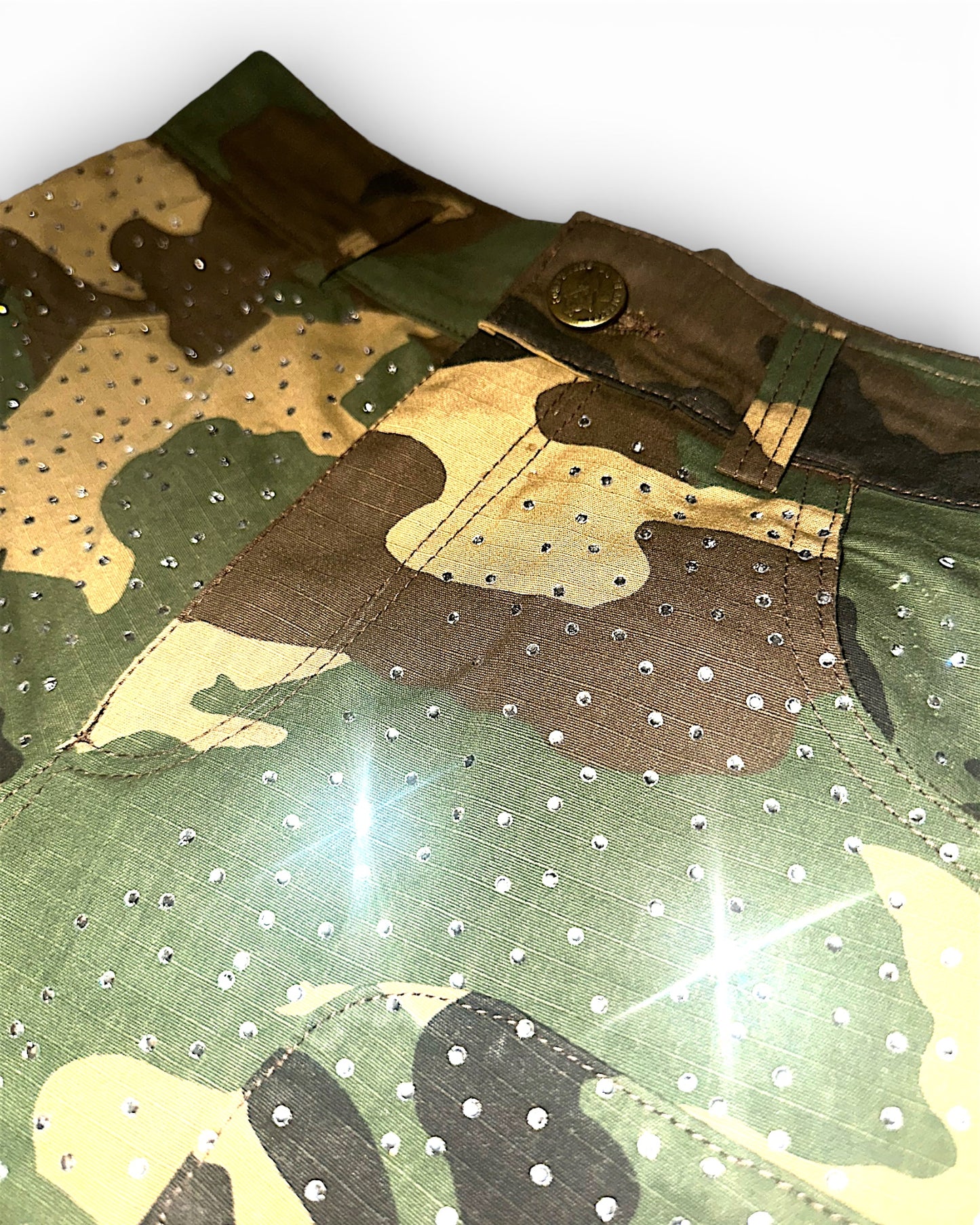 SIA HER DIAMOND DUTY CAMO CARGO PANTS