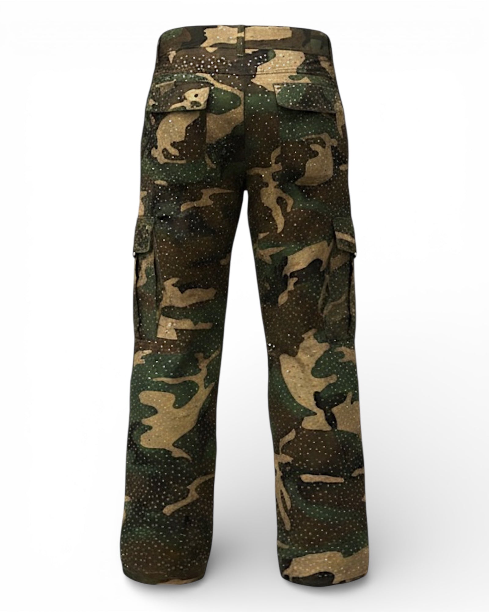 SIA HER DIAMOND DUTY CAMO CARGO PANTS