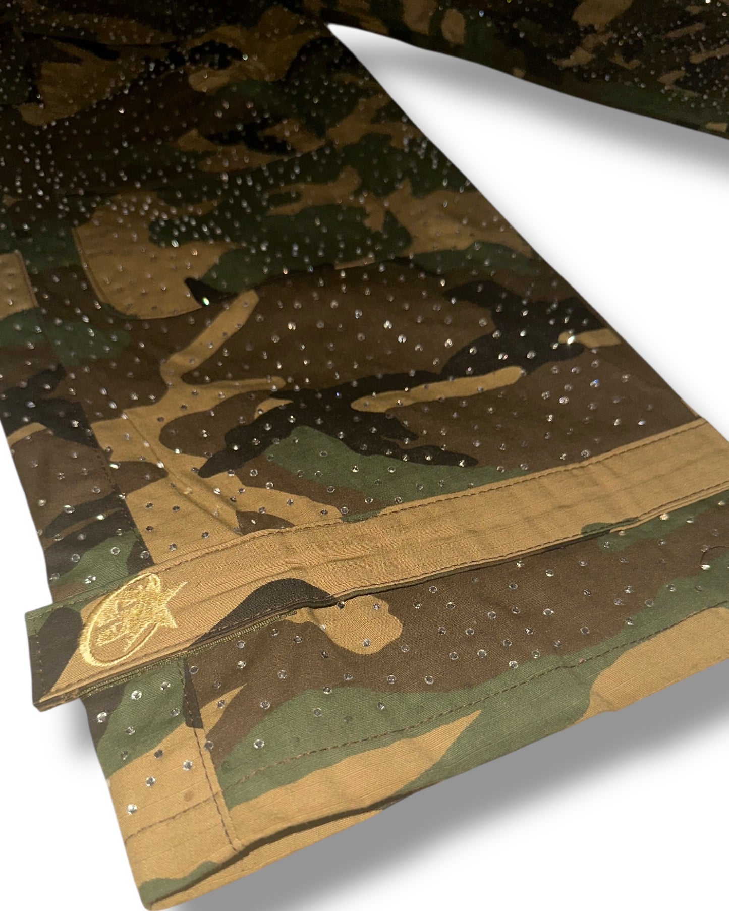 SIA HER DIAMOND DUTY CAMO CARGO PANTS