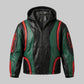 LEATHER TRACK HOODIE (RBG)