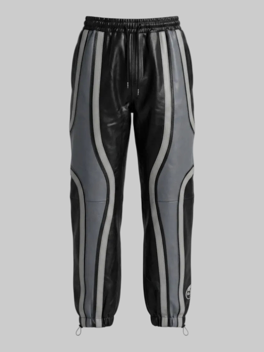 LEATHER TRACK PANTS (Shadow)