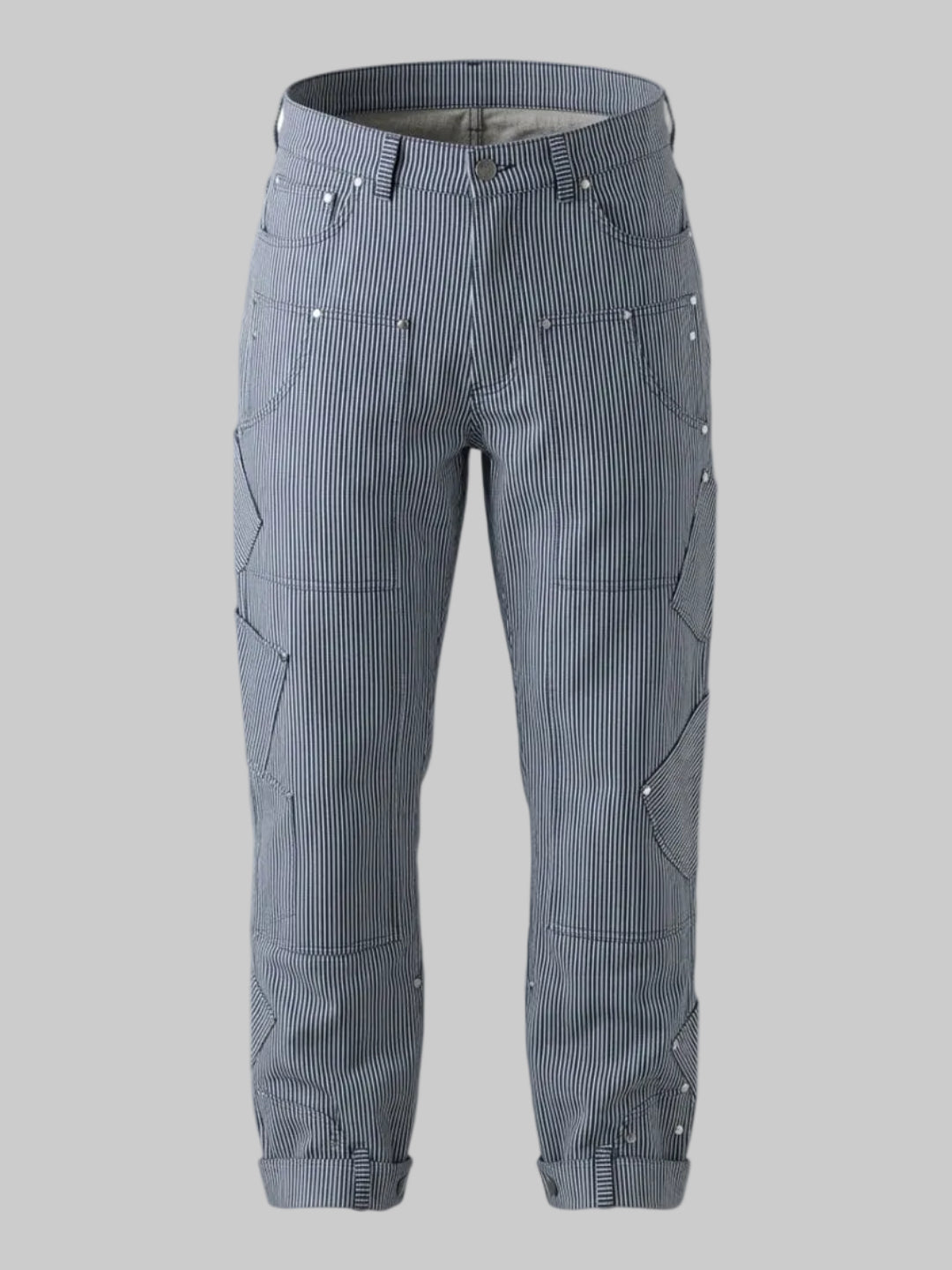Conductor Denim Upside Down Pants (Navy)