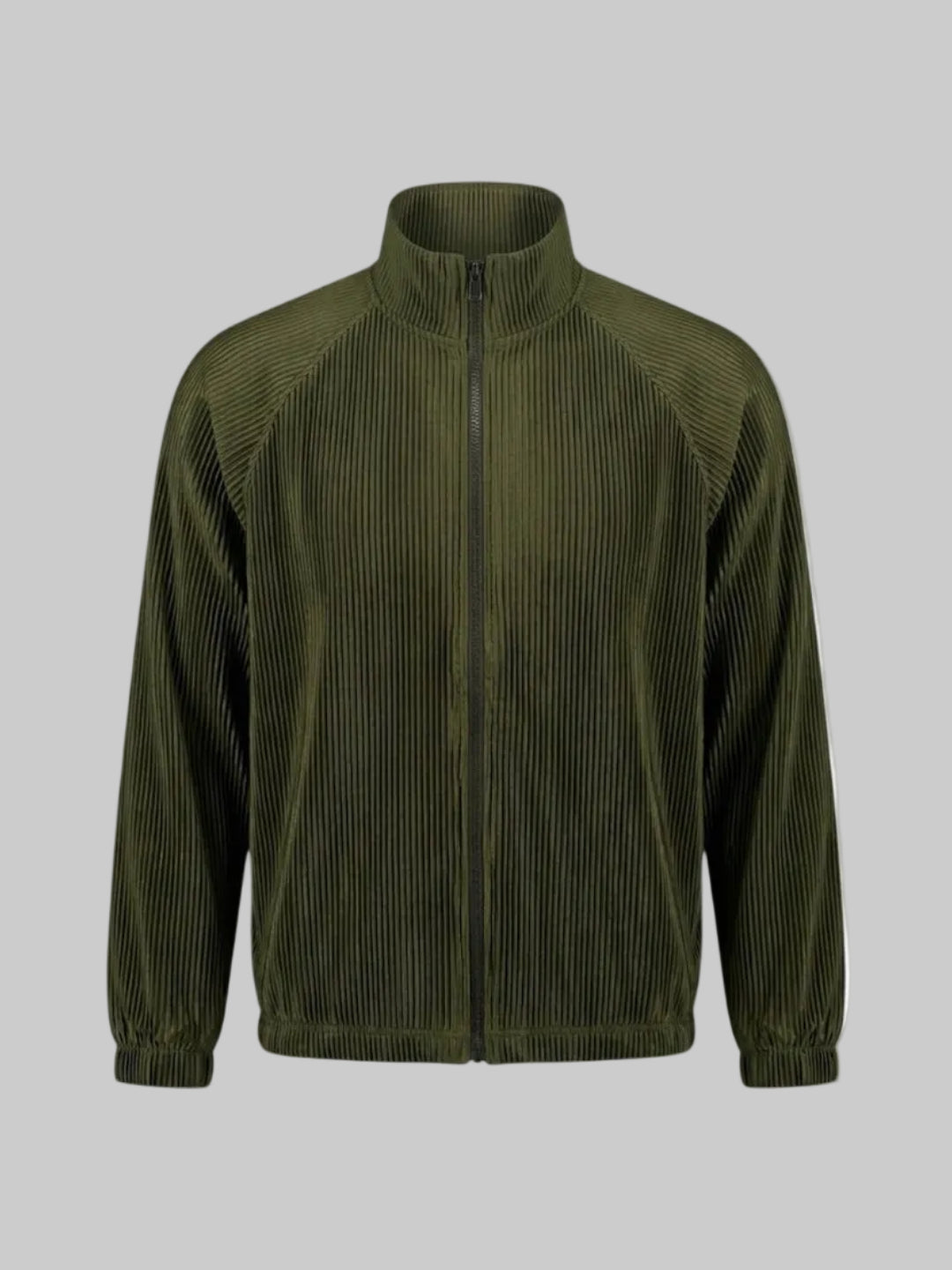SIA HER RELAXED PLISSE JACKET (OLIVE)
