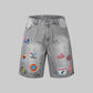 RACING SHORTS (LIGHT GREY)
