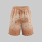 STAR-STUDDED SHORTS (TAN)