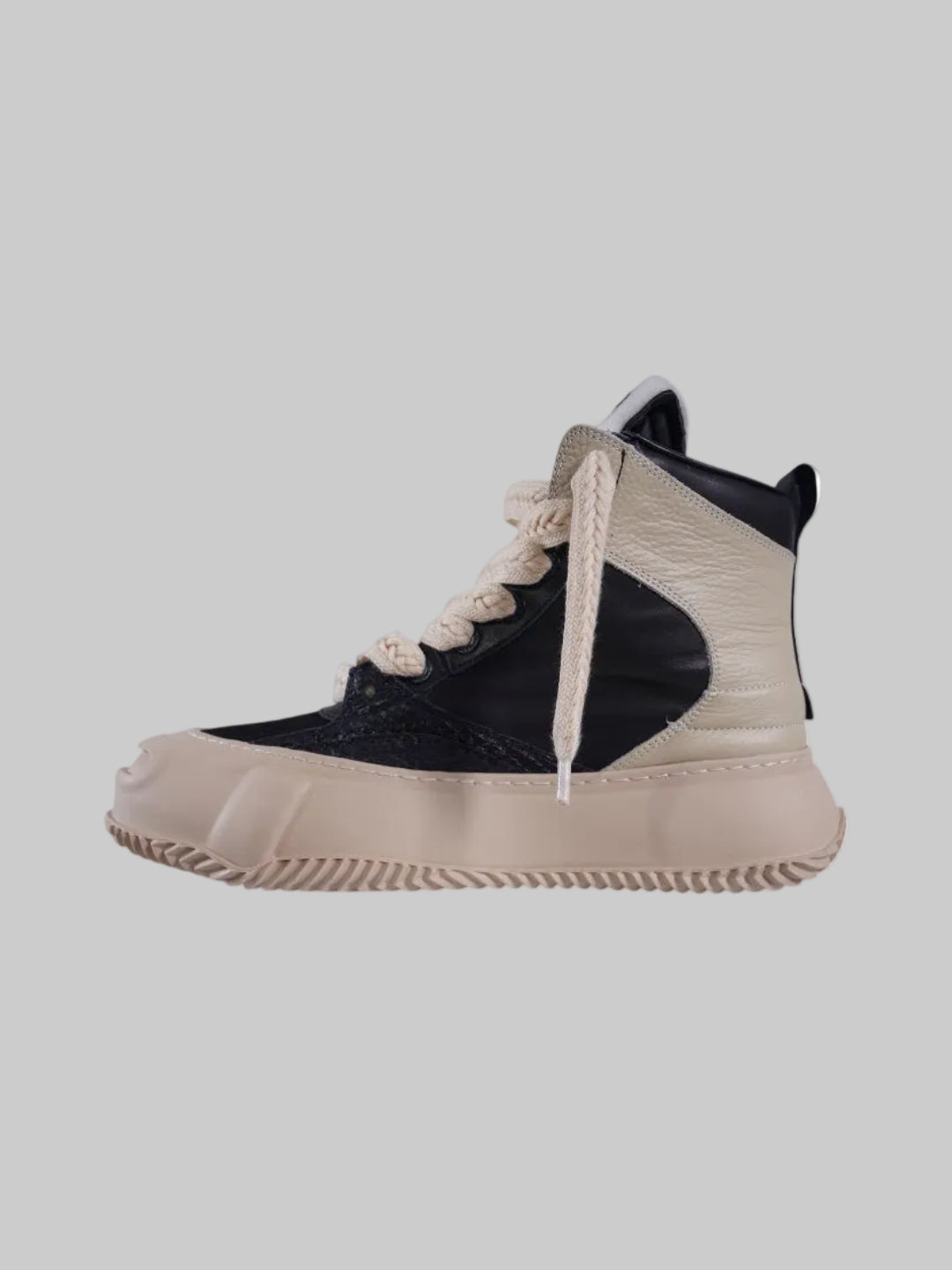 SUPASK8 HIGH (NOIR CREAM)