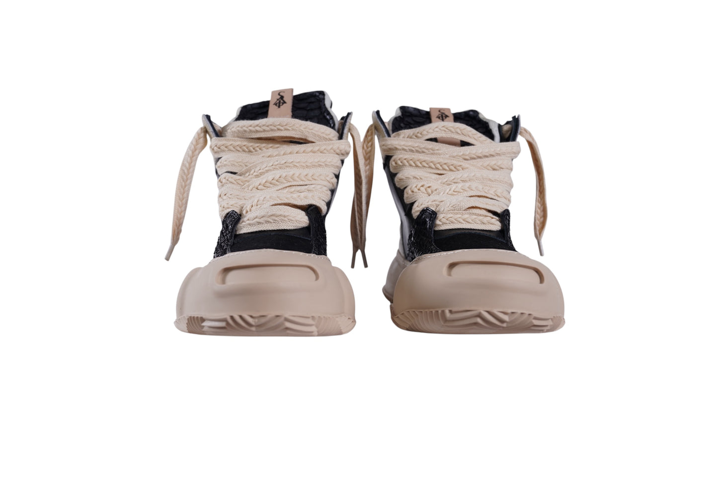 SUPASK8 HIGH (NOIR CREAM)