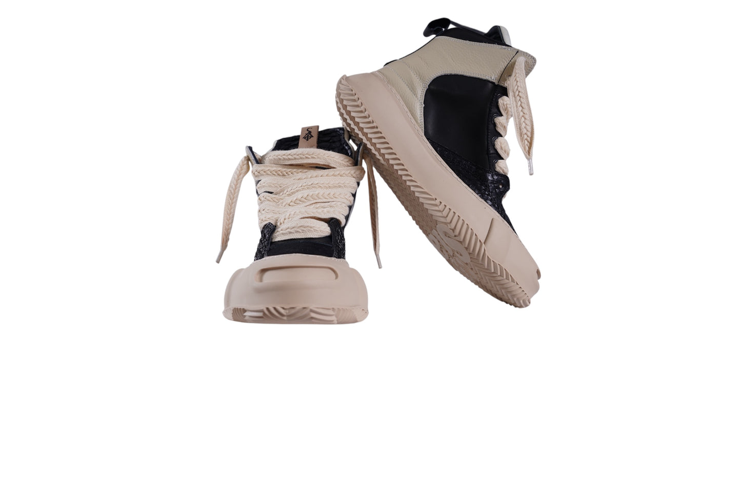 SUPASK8 HIGH (NOIR CREAM)