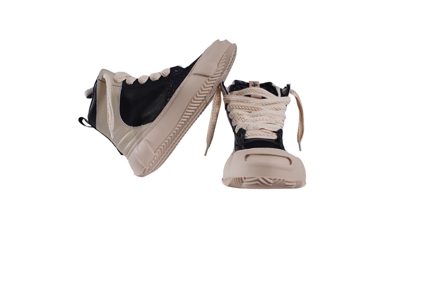 SUPASK8 HIGH (NOIR CREAM)