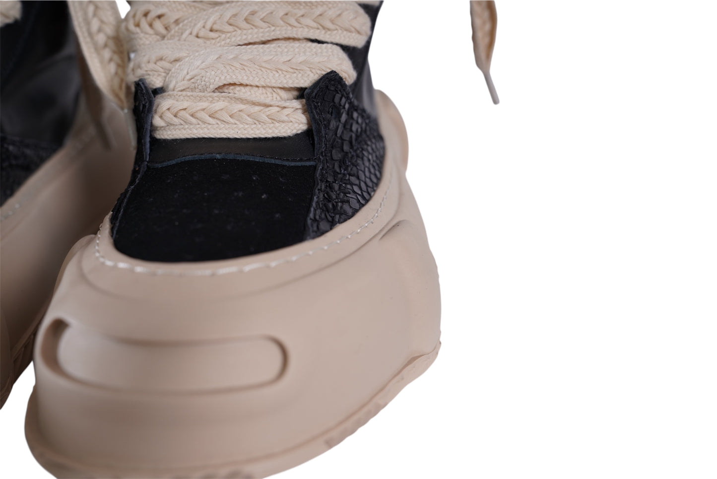 SUPASK8 HIGH (NOIR CREAM)