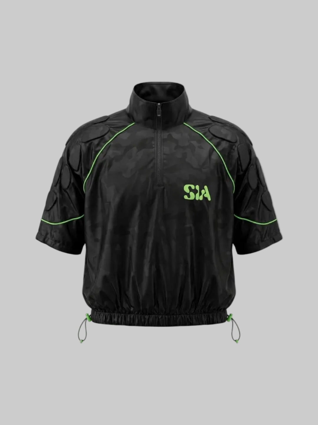 PADDED WINDBREAKER JACKET (BLACK/VOLT)