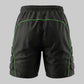 PADDED WINDBREAKER SHORTS (BLACK/VOLT)