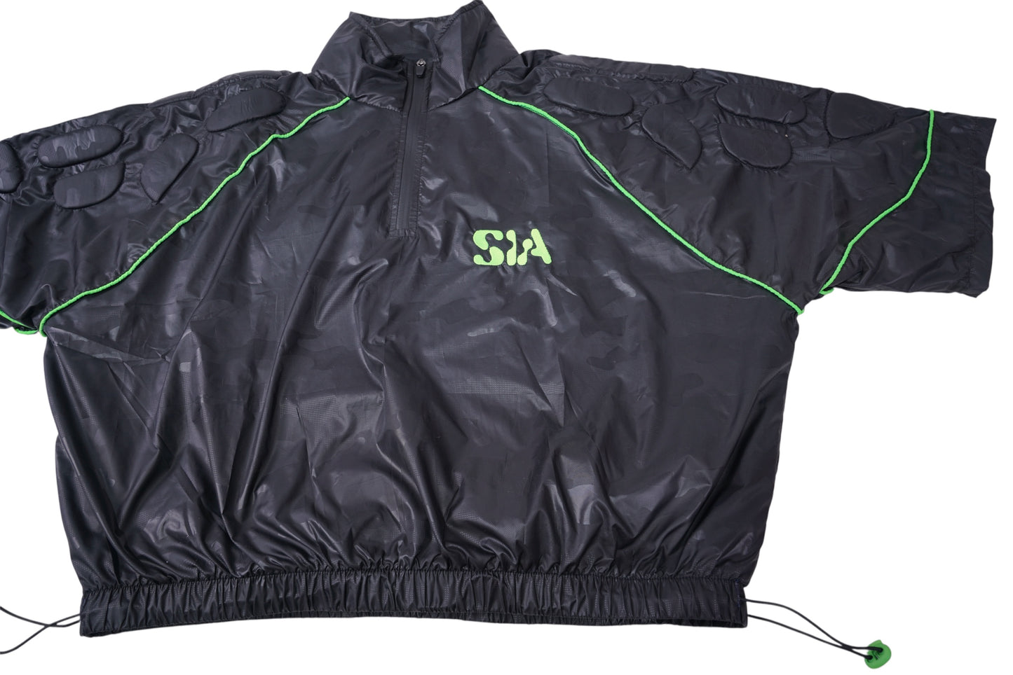 PADDED WINDBREAKER JACKET (BLACK/VOLT)