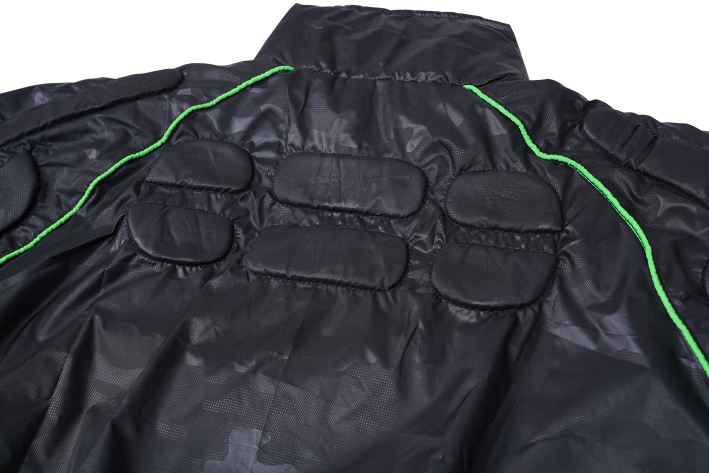 PADDED WINDBREAKER JACKET (BLACK/VOLT)