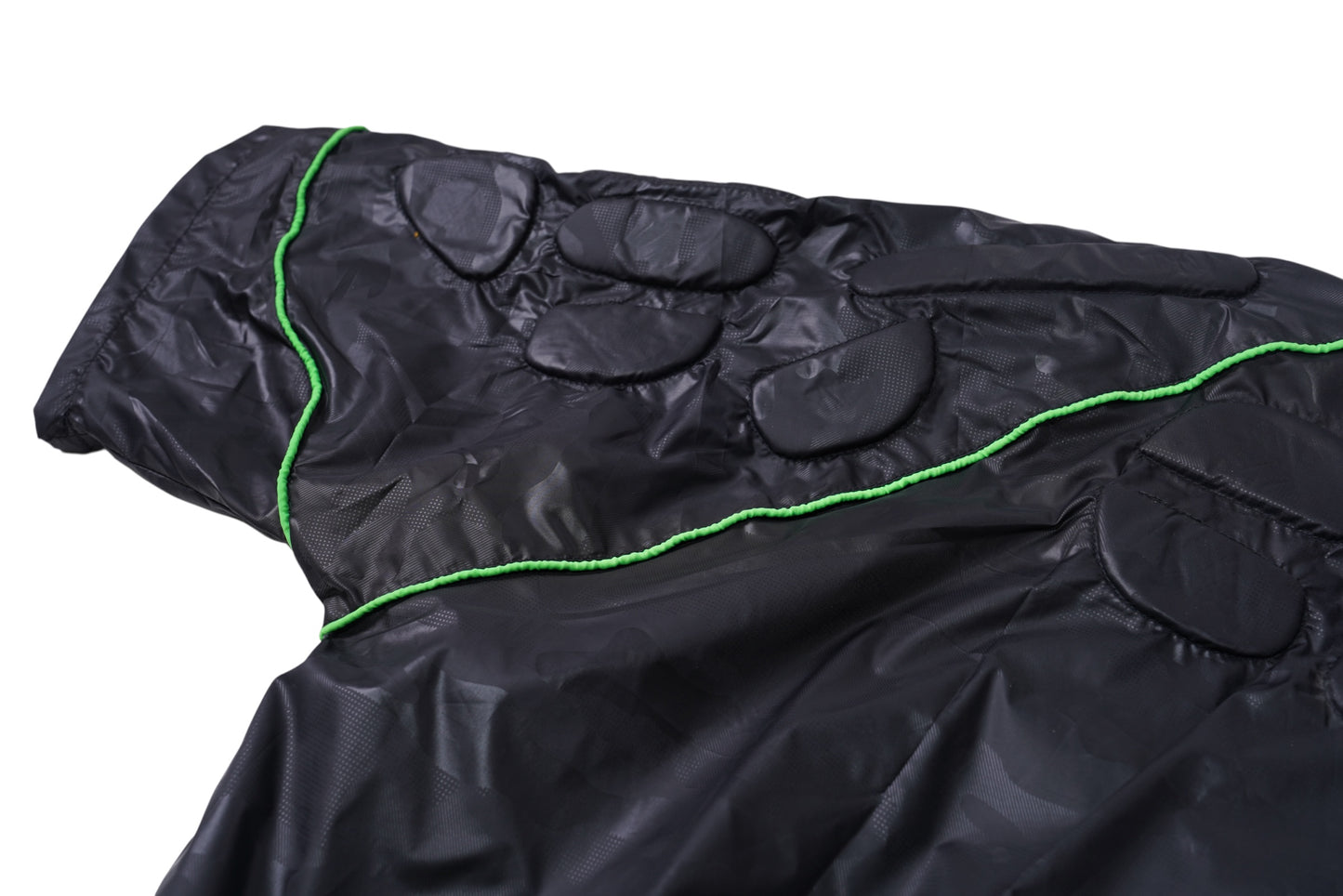 PADDED WINDBREAKER JACKET (BLACK/VOLT)