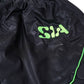 PADDED WINDBREAKER SHORTS (BLACK/VOLT)