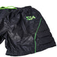PADDED WINDBREAKER SHORTS (BLACK/VOLT)