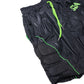 PADDED WINDBREAKER SHORTS (BLACK/VOLT)