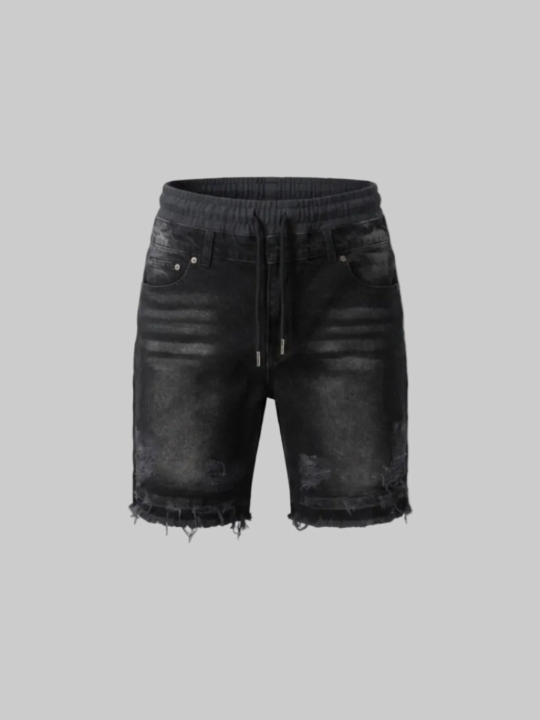 Double Waist Short (Black)
