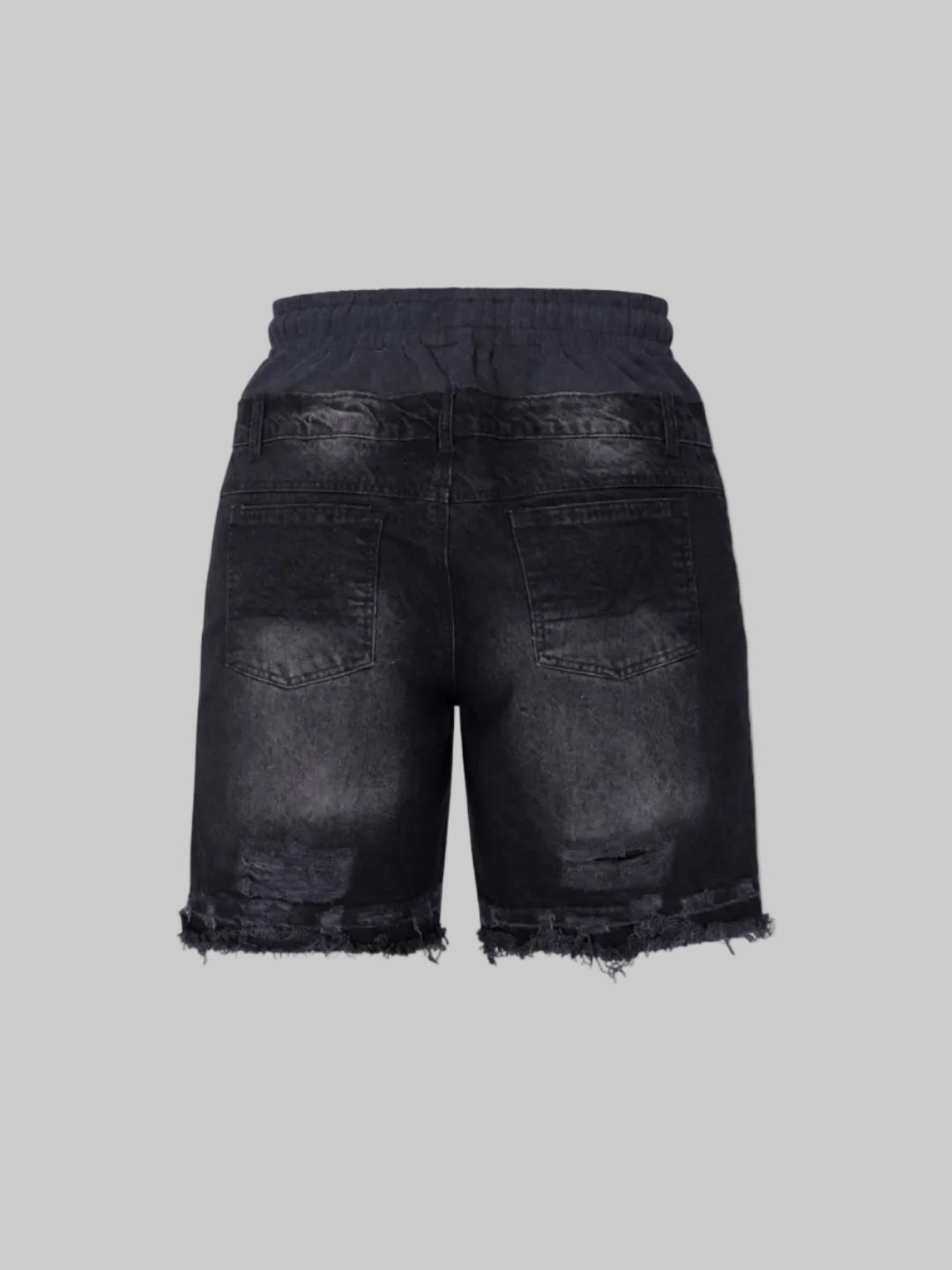 Double Waist Short (Black)