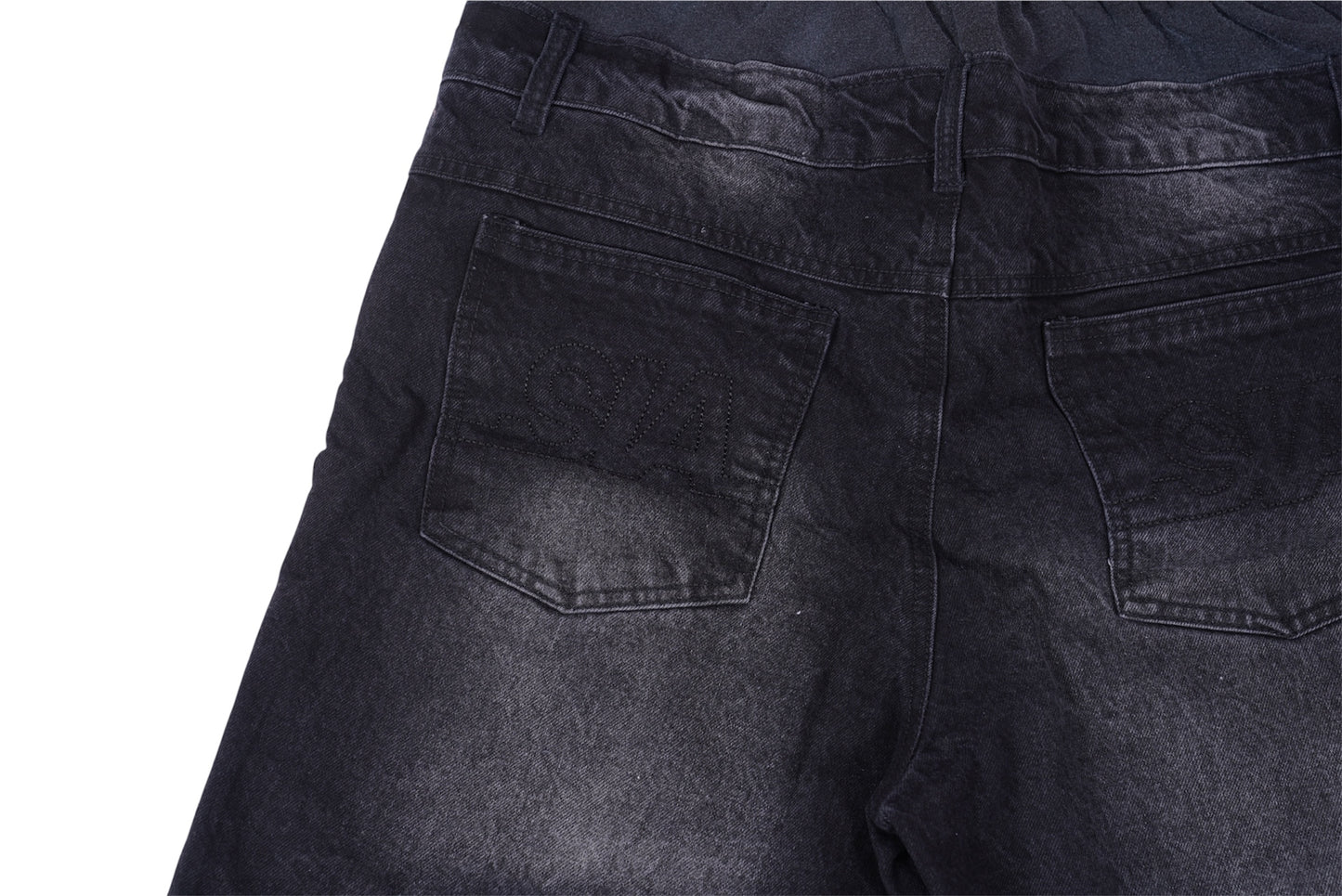 Double Waist Short (Black)