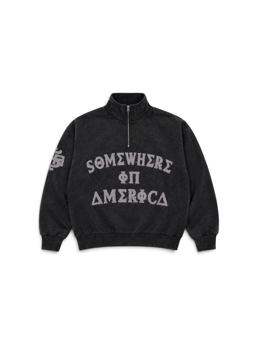 QUARTER ZIP (BLACK)